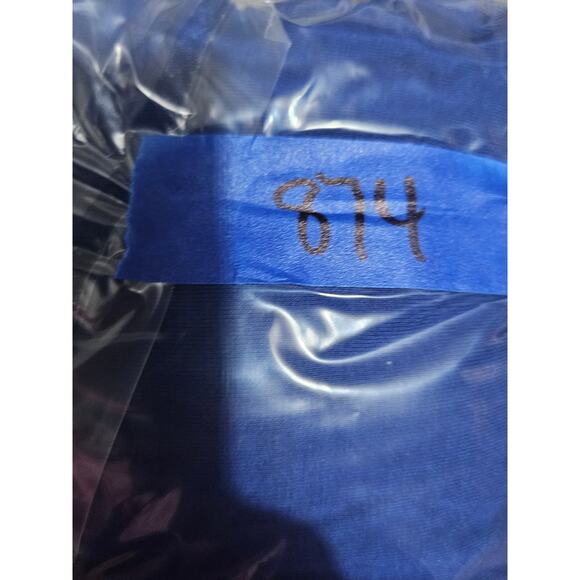 Kickee Bamboo Nursing Nightgown Womens Snap Front Hospital Gown Large Blue (874) - Picture 4 of 4